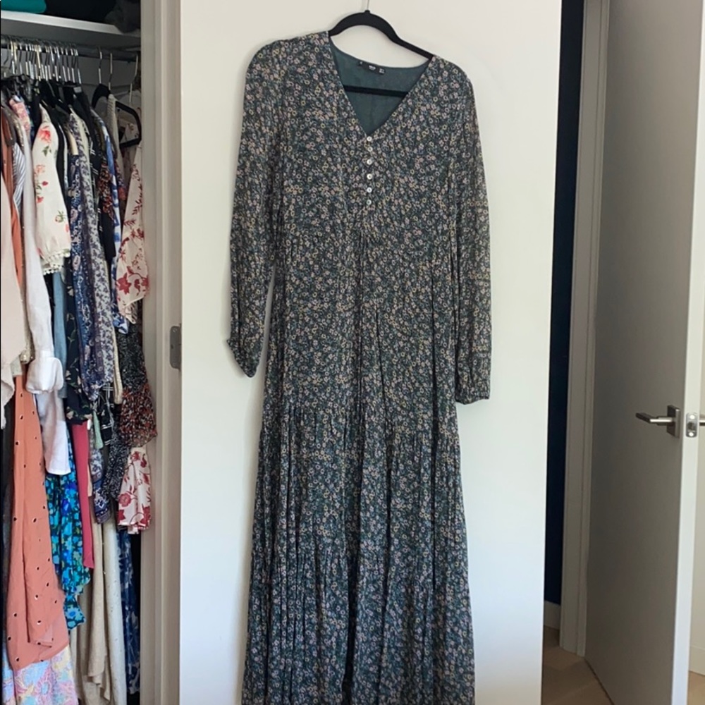 MANGO Maxi floral dress